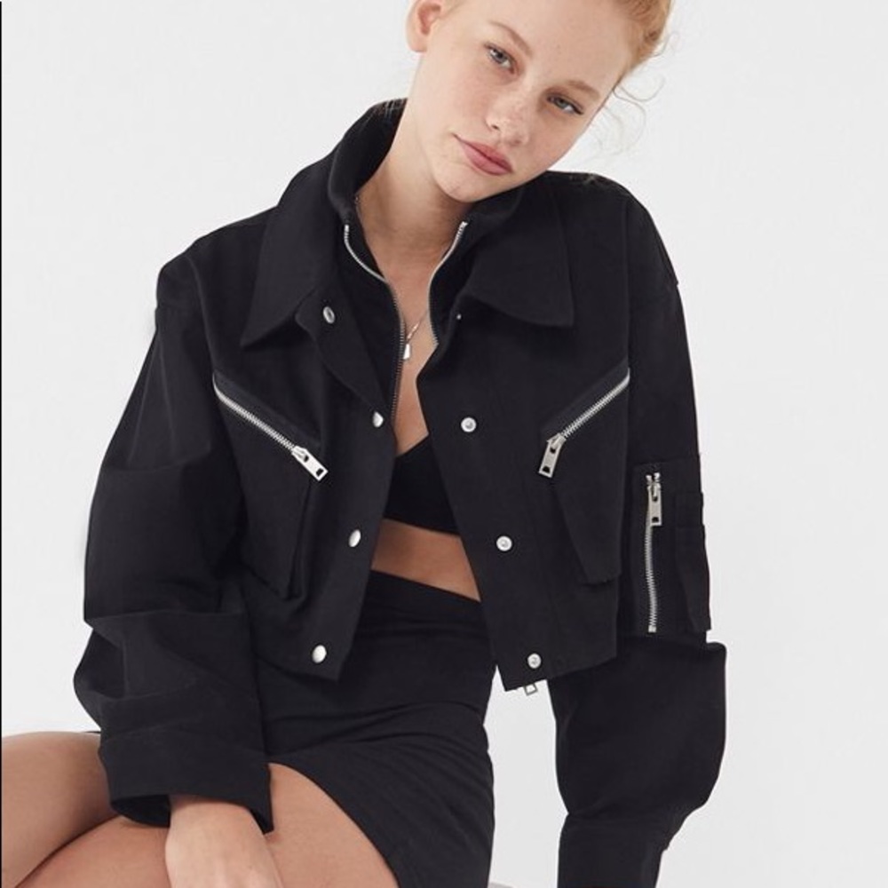 I am Gia incepere cropped jacket in small